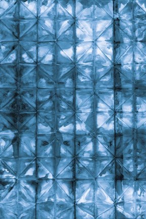 Framed Kanari V Indigo Print