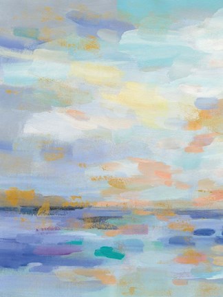 Framed Golden Sunrise II Print