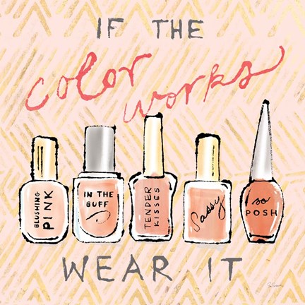 Framed Geo Beauty and Sass I - Wear It Print