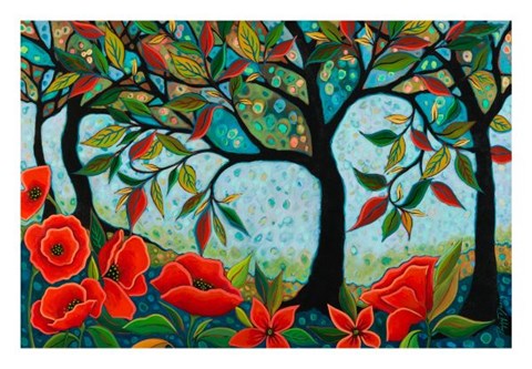 Framed Red is Ravishing Print