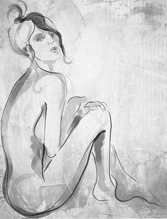 Framed Nude Study 1 Print