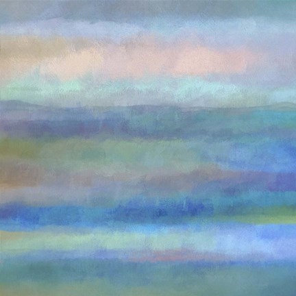 Framed Lake View Landscape Print