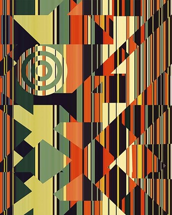 Framed Abstract 1V Print