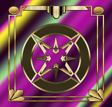 Framed Deco 26 Print