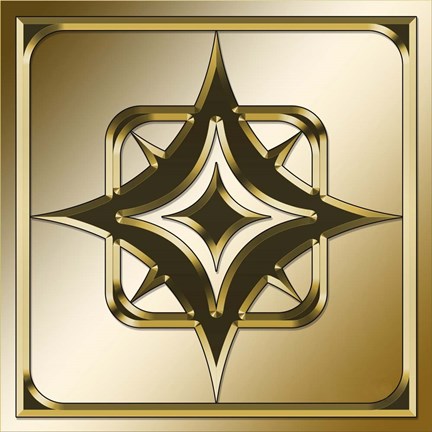 Framed Gold Coffee 2 Print