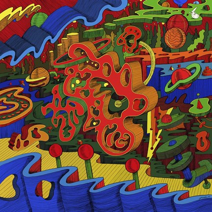 Framed Mambo Doodle Print