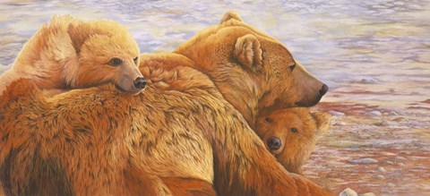 Framed Alaska Coming 3 Print