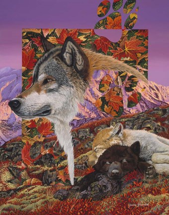 Framed Alaska Dreaming Print