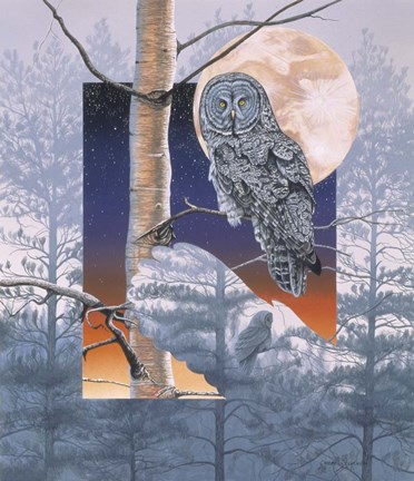 Framed Grey Mists Print