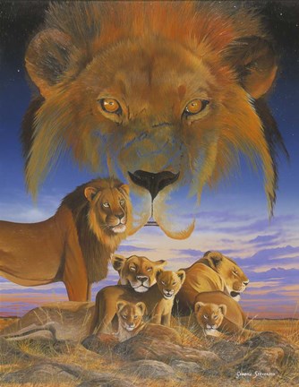 Framed Masai Morning Print