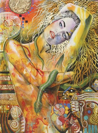 Framed Od To Klimt Print