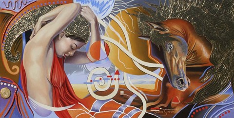 Framed One With The Spirit Print