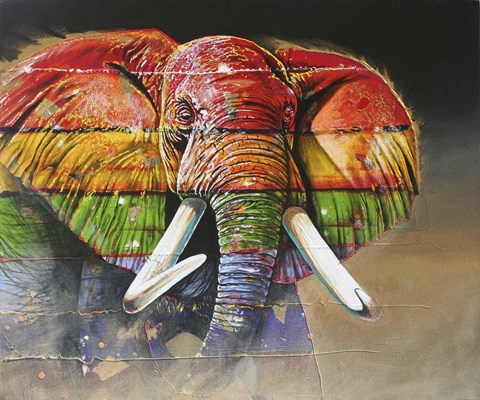 Framed Spectrum Charge Print