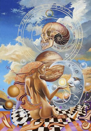 Framed Sphenoid Evolution Print