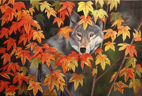 Framed Forest Ghost Print