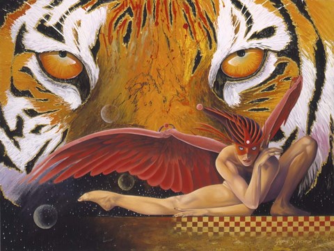 Framed Tigress Print