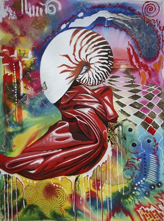 Framed Time Of Fibonacci Print