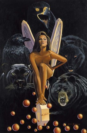 Framed Vengance Is Mine Print