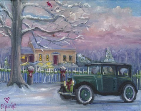 Framed Woods Homestead Print