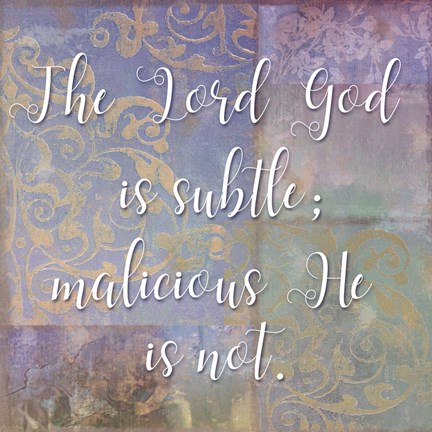 Framed Damask Faith II Print