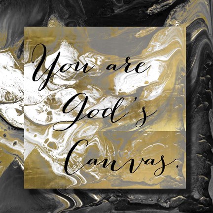 Framed Gods Canvas I Print