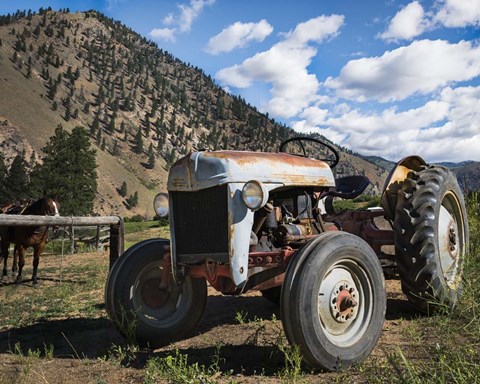 Framed Ford Tractor Print