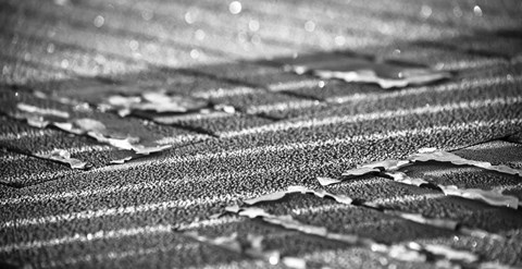 Framed Frost Lines Print