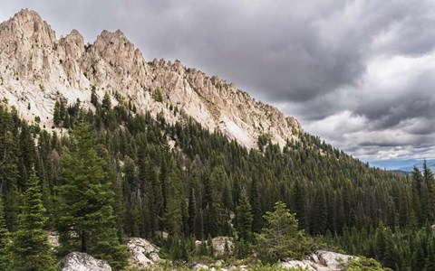 Framed Jagged Ridge Print