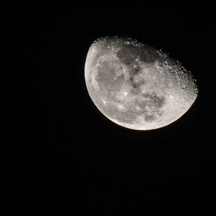 Framed Lunar Craters Print