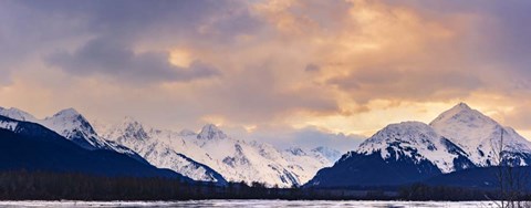 Framed Mountain Light Print