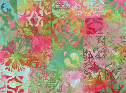 Framed Spanish Tiles Print