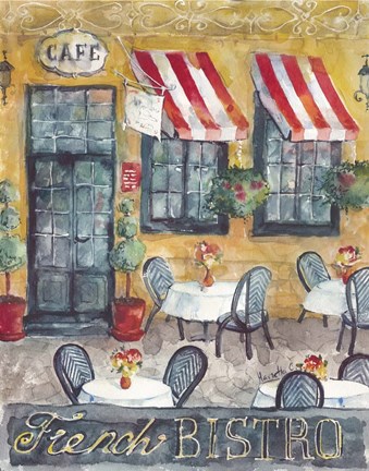 Framed French Bistro Print