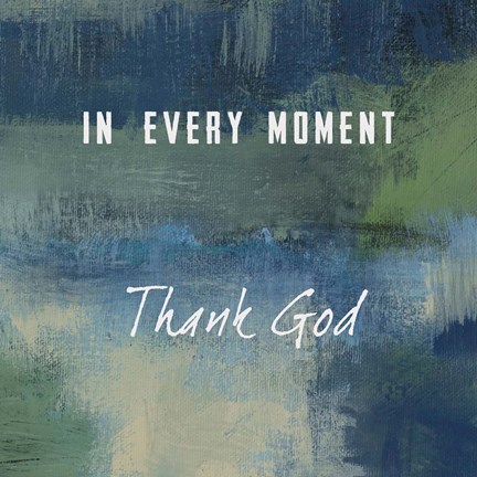 Framed Thank God Print