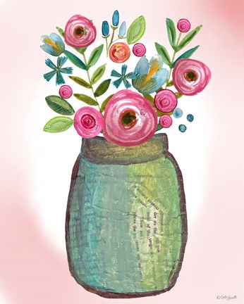 Framed Bouquet Collage Print