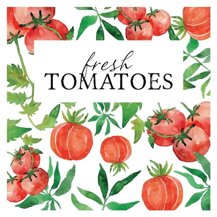Framed Fresh Tomatoes Print