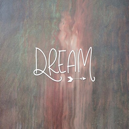 Framed Dream Colorful Print