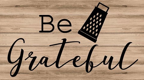 Framed Be Grateful Print