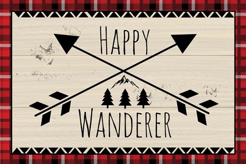 Framed Happy Wanderer Print