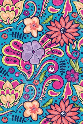 Framed Floral III Print