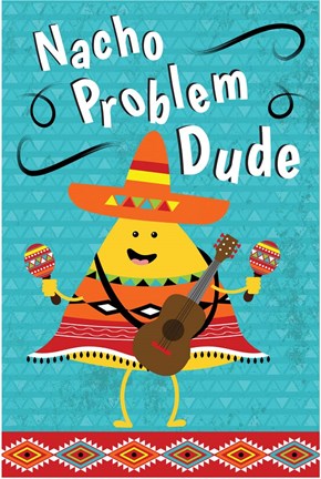 Framed Nacho Problem Print