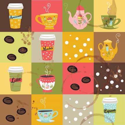 Framed I Love You a Latte I Print