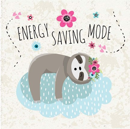 Framed Energy Saving Mode Print