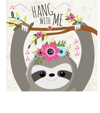 Framed Hang With Me Print