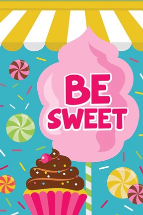 Framed Be Sweet Print