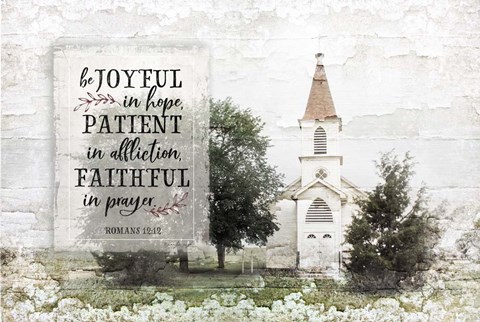 Framed Be Joyful Print