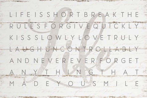 Framed Life Is Print