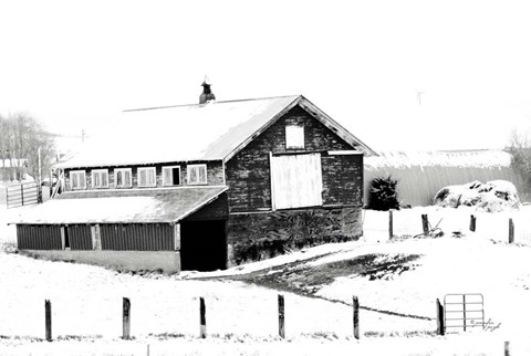 Framed Barn Print