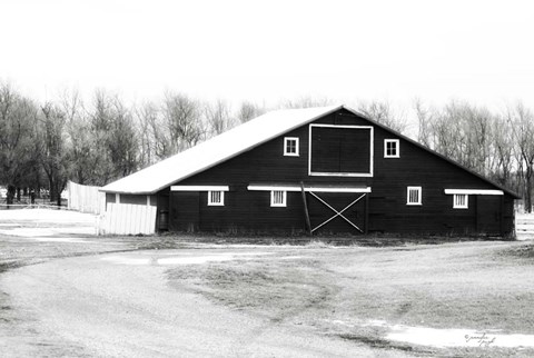 Framed Barn V Print