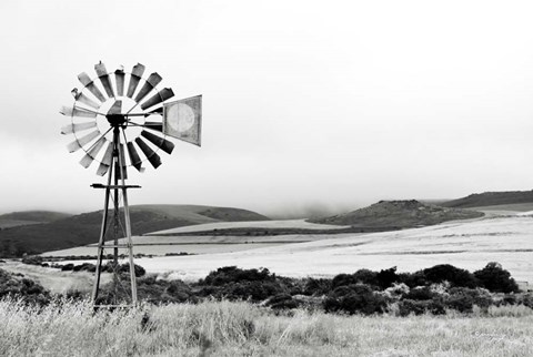 Framed Windmill II Print
