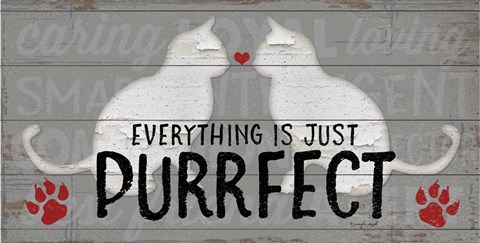 Framed Purrfect Print